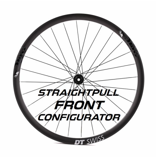 Custom Handbuilt Straightpull FRONT Wheel Configurator